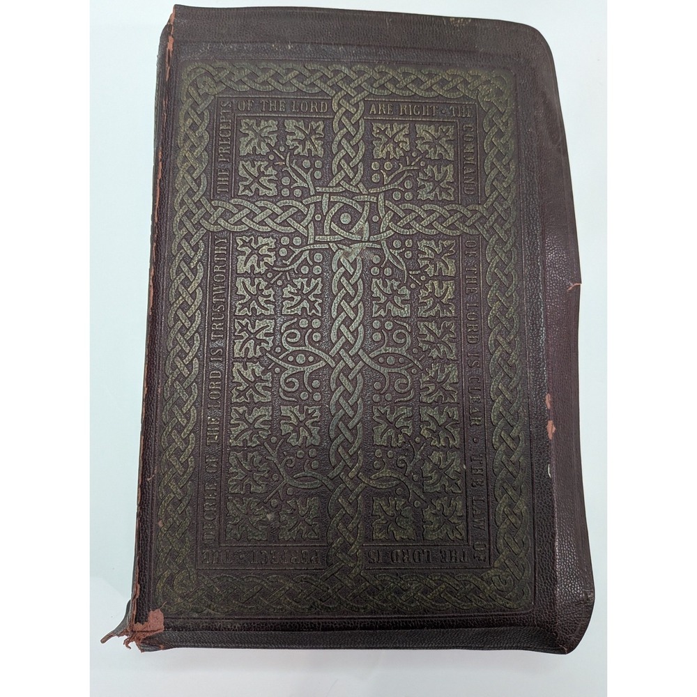 The Catholic Press Holy Trinity Edition Bible 1951 Burgundy Gold Gilt Fair